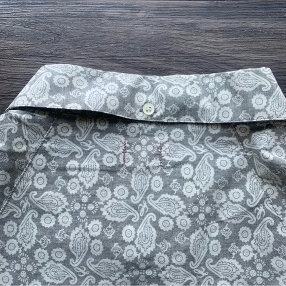 Men's Levi's Paisley Patterned Casual Button Down Collared Shirt - Picture 8 of 9